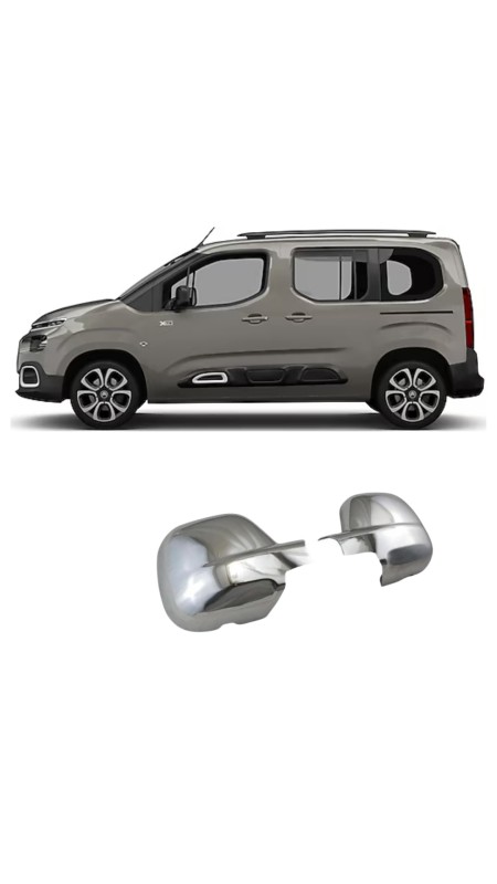 Citroen Berlingo Krom Abs Ayna Kapakları 2018 Ve Üzeri 