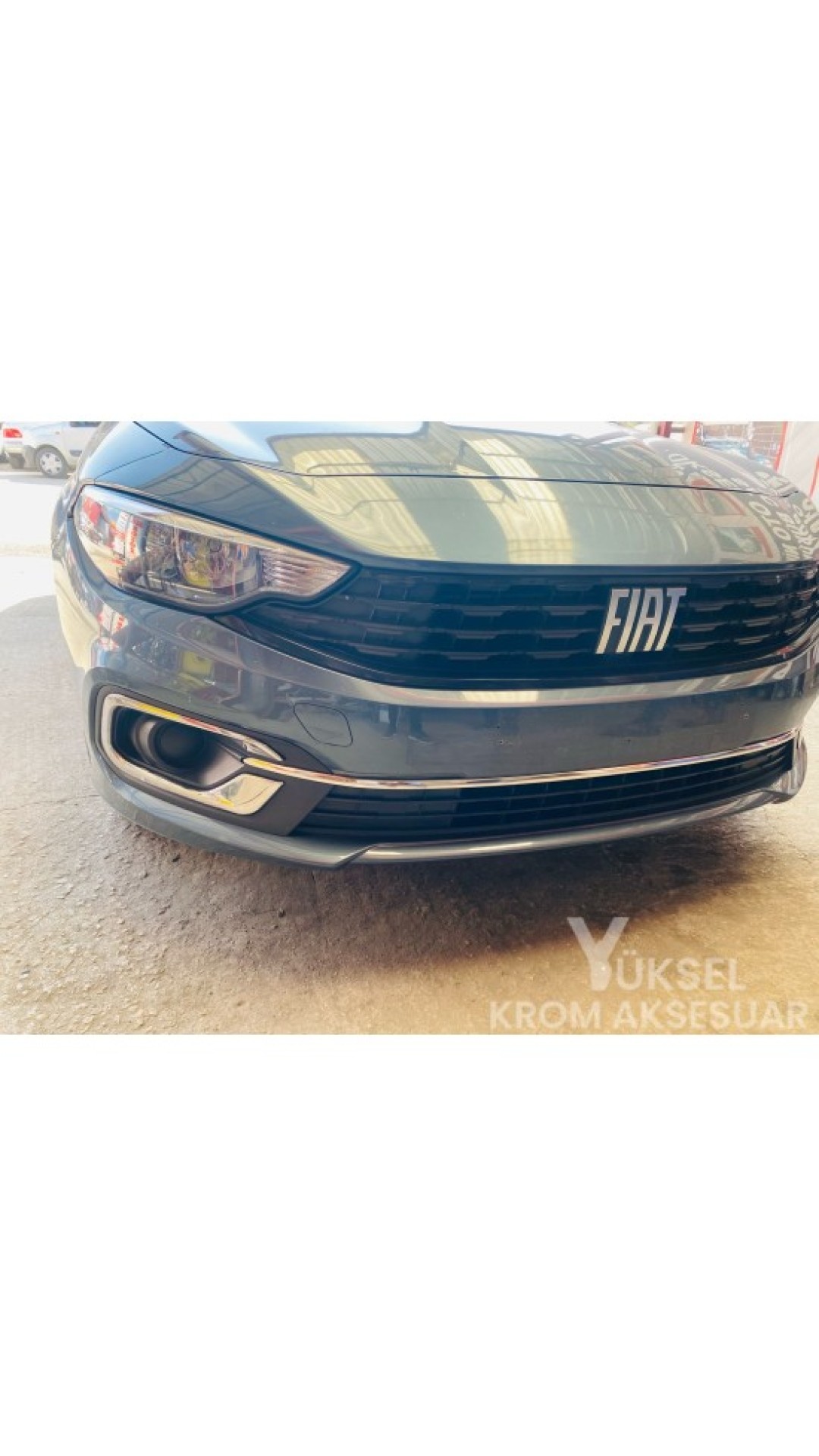 Fiat Egea Krom Sis Çerçevesi 2020 Üzeri Uyumlu Parlak Paslanmaz