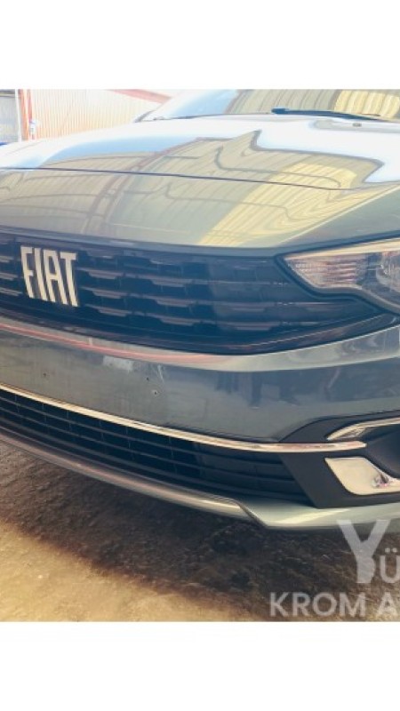 Fiat Egea Sedan Krom Ön Tampon Çıtası 2020 Model Üzeri Uyumlu