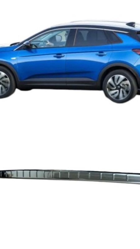Opel Grandland X Krom Bagaj İç Eşiği 2018 Üzeri Uyumlu