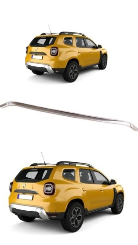 Dacia Duster Krom Parlak Arka Bagaj Çıtası 2018 Üzeri Modellere Uyumlu 