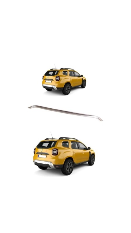 Dacia Duster Krom Parlak Arka Bagaj Çıtası 2018 Üzeri Modellere Uyumlu 