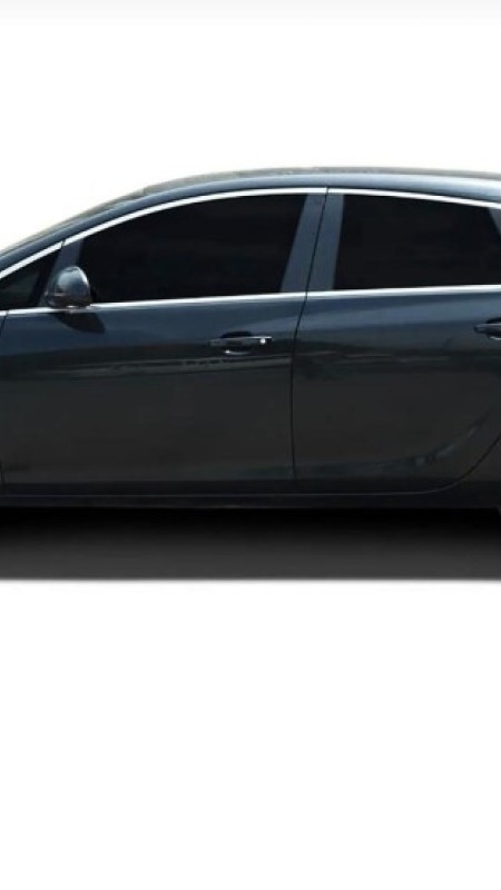 Opel Astra J Hb Krom Cam Çerçeve Nikelajı 2012 Uyumlu Paslanmaz Çelik
