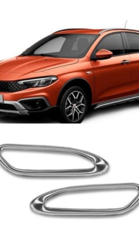 Fiat Egea Cross Krom Sinyal Çerçevesi 2015-2023 Model Aralığı Uyumlu