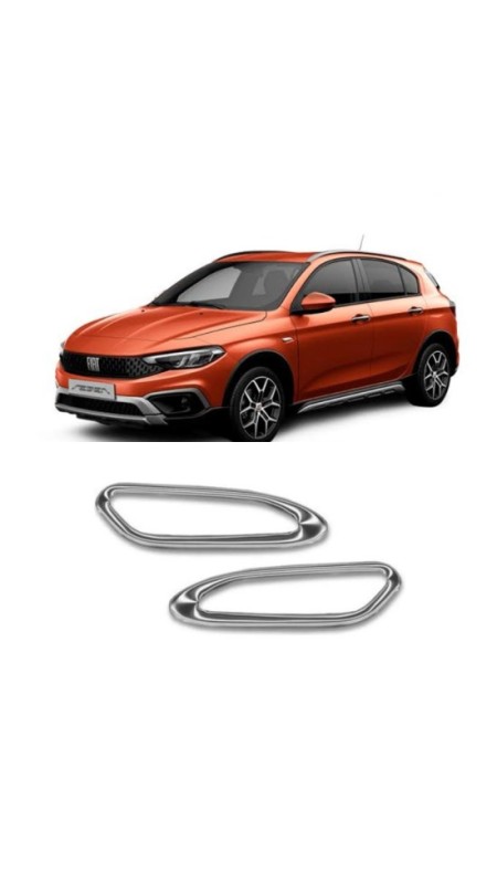 Fiat Egea Cross Krom Sinyal Çerçevesi 2015-2023 Model Aralığı Uyumlu