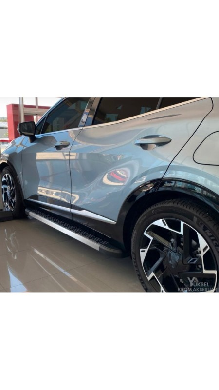 Fiat Egea Cross Krom Yan Basamak Parlak Paslanmaz Çelik