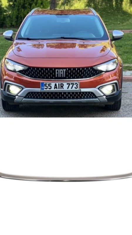 Fiat Egea Cross Krom Panjur Çıtası 2020 Model Üzeri Uyumlu