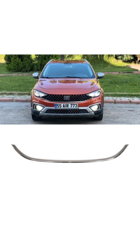 Fiat Egea Cross Krom Panjur Çıtası 2020 Model Üzeri Uyumlu