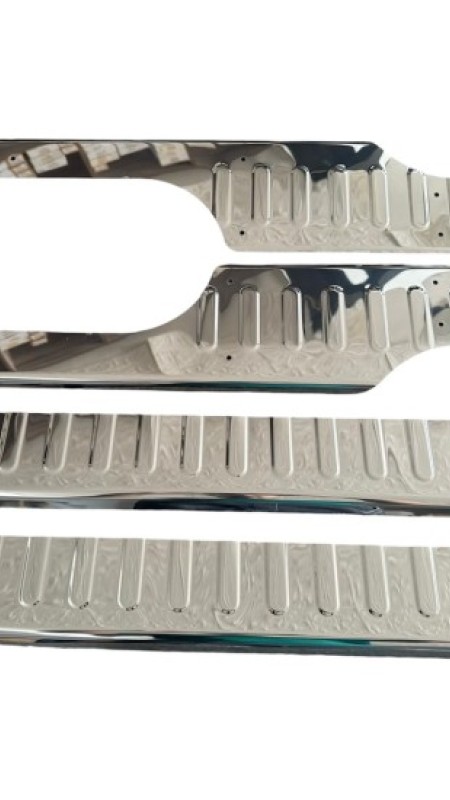 Peugeot Bipper Krom İç Eşik 4 Parça 2008-2023 Model Aralığı Uyumlu
