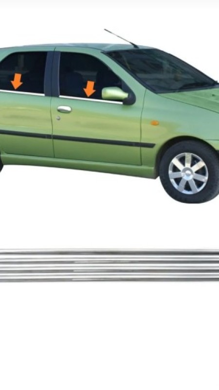 Fiat Palio Krom Cam Çıtası 1998-2011 Model Aralığı Uyumlu