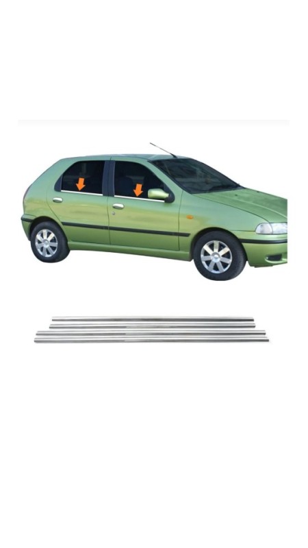 Fiat Palio Krom Cam Çıtası 1998-2011 Model Aralığı Uyumlu