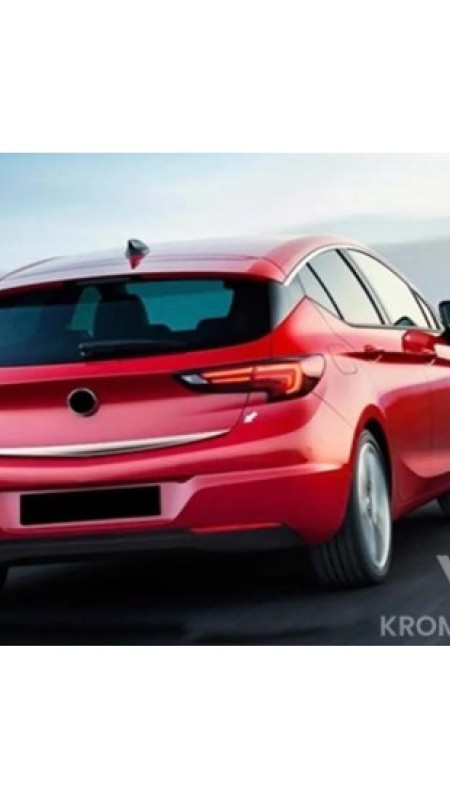 Opel Astra K Krom Bagaj Alt Çıtası 2015-2021 Model Aralığı Uyumlu Parlak Paslanmaz Çelik 