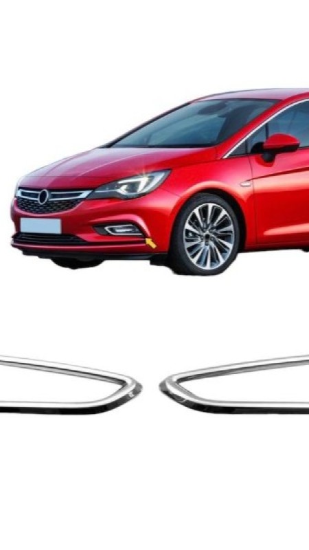Opel Astra K Krom Sis Çerçevesi 2015 Üzeri Uyumlu Paslanmaz Çelik 