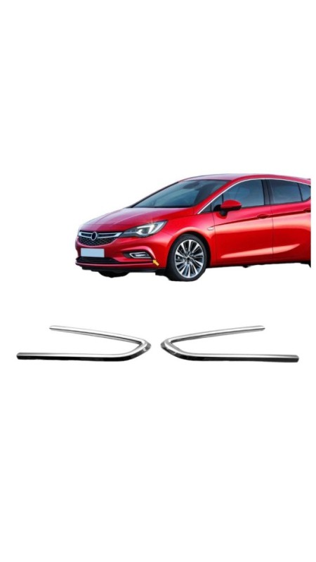 Opel Astra K Krom Sis Çerçevesi 2015 Üzeri Uyumlu Paslanmaz Çelik 