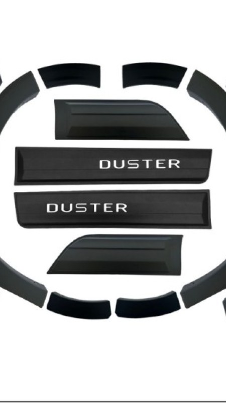 Dacia Duster 2018 Model Üzeri Dodik Seti Krom Detaylı