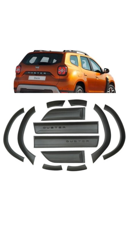 Dacia Duster 2018 Model Üzeri Dodik Seti 12 Parça
