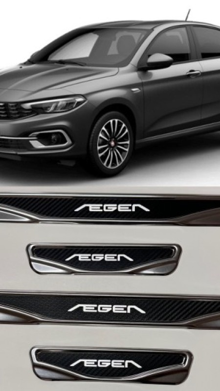 Fiat Egea Krom Kapı Eşiği 2014-2024 Model Aralığı Uyumlu