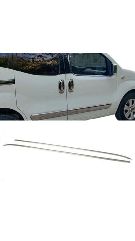 Fiat Fiorino Krom Cam Çıtası 2008-2023 Model Aralığı Uyumlu Parlak Paslanmaz Çelik 