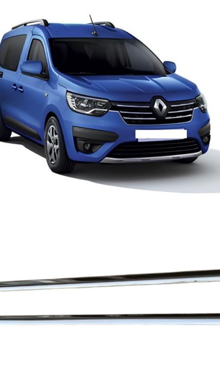Renault Express Krom Cam Çıtası 2021 Üzeri Parlak Paslanmaz 