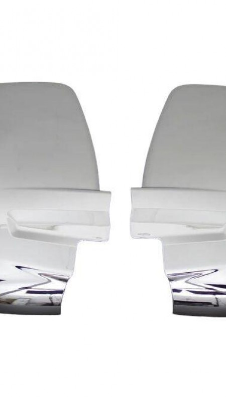 Ford Transit Parlak Paslanmaz Krom Ayna Kapağı 2014-2024 Model Aralığı Uyumlu