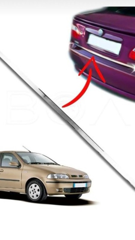 Fiat Albea Krom Bagaj Alt Çıtası 2002-2011 Model Aralığı Uyumlu 