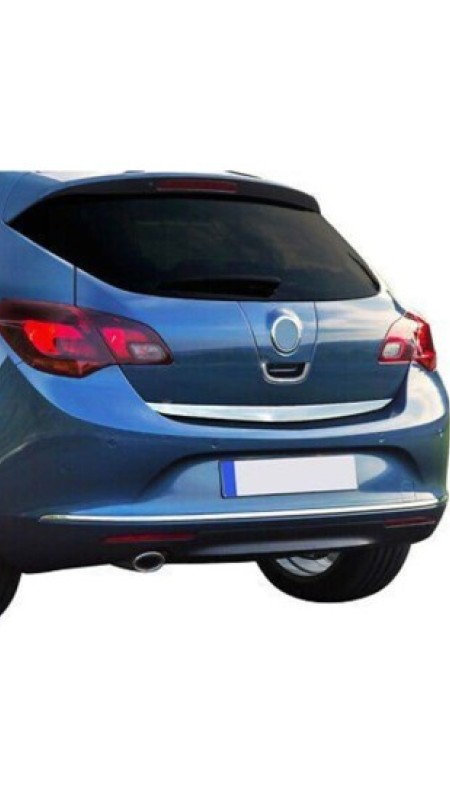 Opel Astra J Hb Krom Bagaj Alt Çıtası 2010 Üzeri Uyumlu Paslanmaz Çelik 