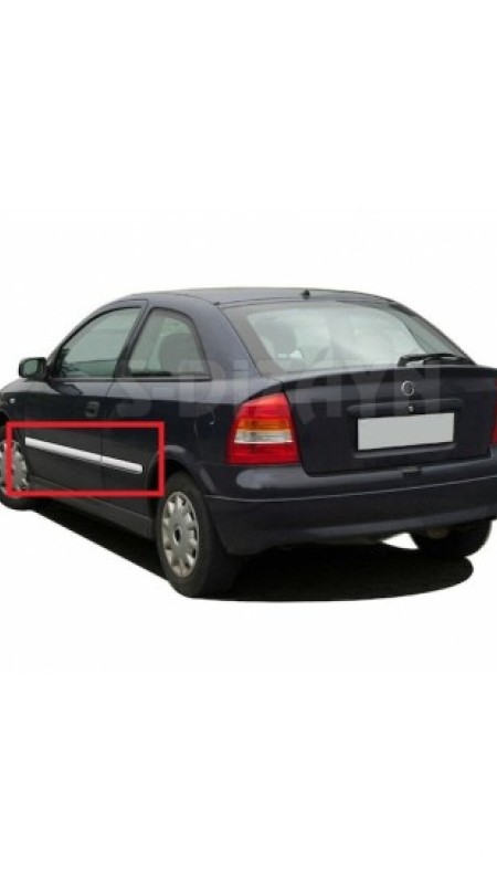 Opel Astra G Krom Yan Kapı Çıtası 1998-2009 Model Aralığı Uyumlu Parlak Paslanmaz Çelik 