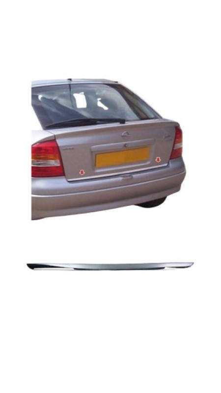 Opel Astra G Krom Bagaj Alt Çıtası 1998-2009 Model Aralığı Uyumlu Parlak Paslanmaz Çelik 
