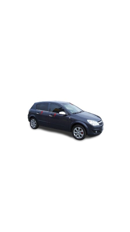 Opel Astra H Hb Krom Cam Çıtası 2004-2010 Model Aralığı Uyumlu Parlak Paslanmaz Çelik 