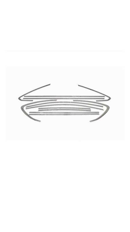 Opel Astra J Hb Krom Cam Çerçeve Nikelajı 2012 Uyumlu Paslanmaz Çelik