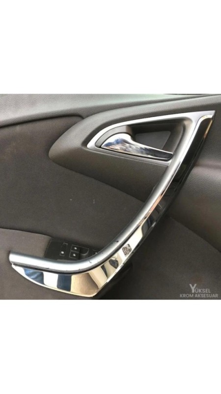 Opel Astra J Krom İç Açma Çıtası 2012 Üzeri Uyumlu Paslanmaz Çelik 