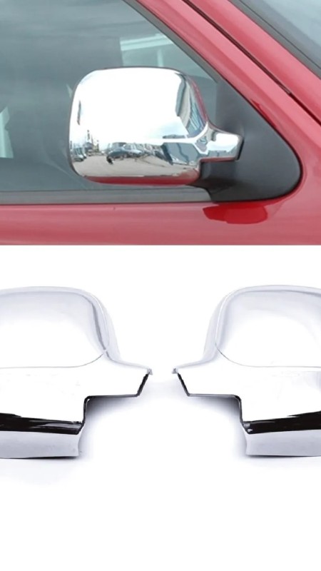 Peugeot Partner 1996-2008 Arası Abs Plastik Krom Kaplama Ayna Kapağı 2 Prç