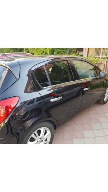 Opel Corsa D Krom Kapı Kolu 2007-2014 Model Aralığı Uyumlu 