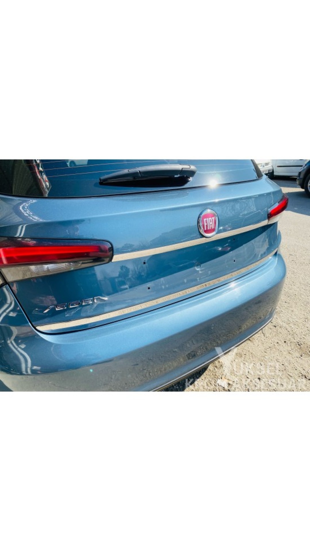 Fiat Egea Cross Krom Bagaj Alt Çıtası 2015 Üzeri Uyumlu Parlak Paslanmaz Çelik