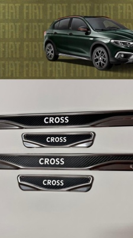 Fiat Egea Cross Lüx Krom Kapı Eşiği 2015 Model Üzeri Uyumlu