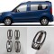 Fiat Doblo Krom Kapı Kolu 2010 -2023 Model Aralığı Uyumlu Parlak Paslanmaz Çelik 