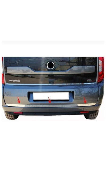 Fiat Doblo Krom Bagaj Alt Çıtası 2010 Üzeri Uyumlu