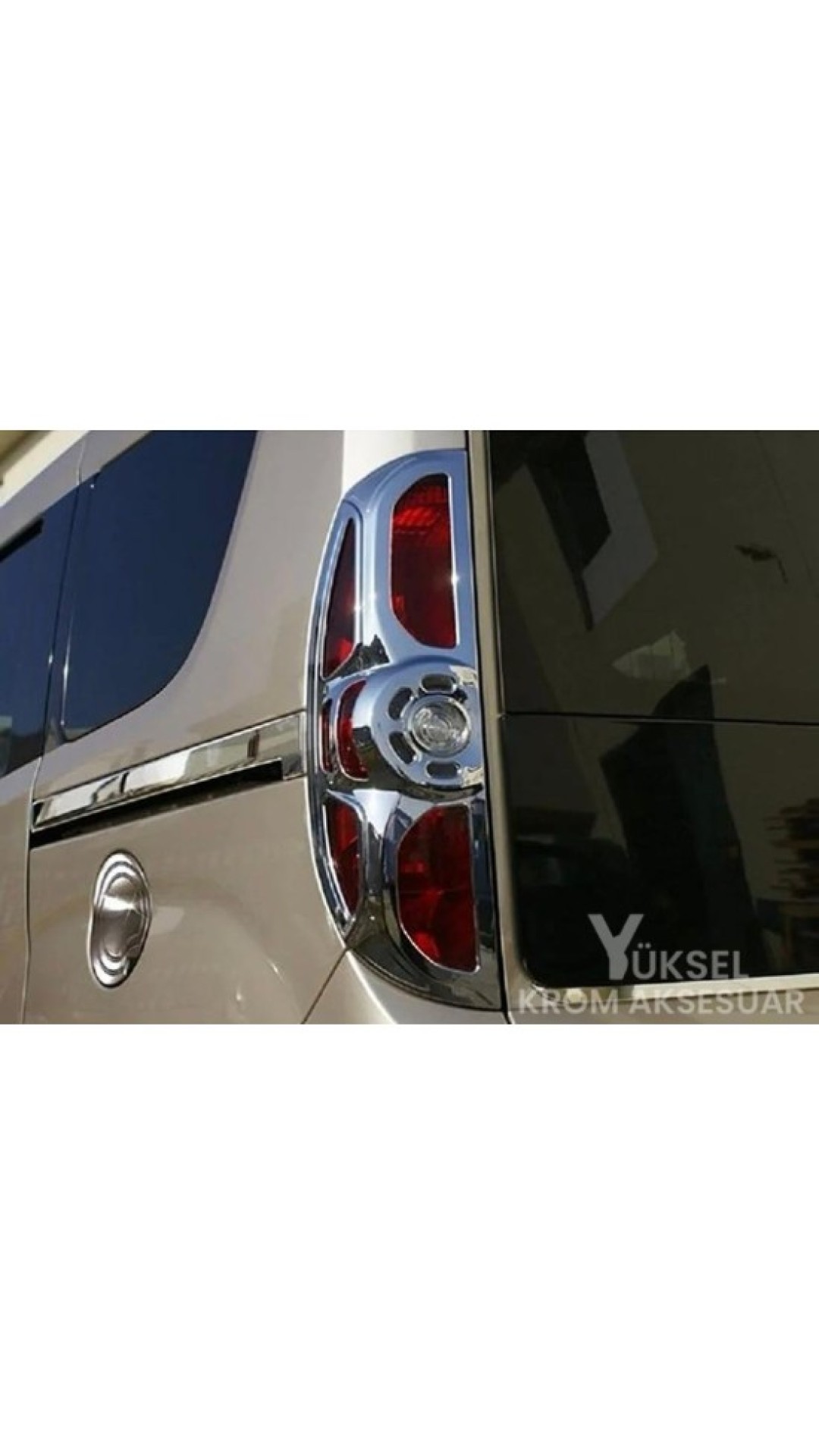 Fiat Doblo Krom Stop Çerçeve 2010-2014 Model Aralığı Uyumlu