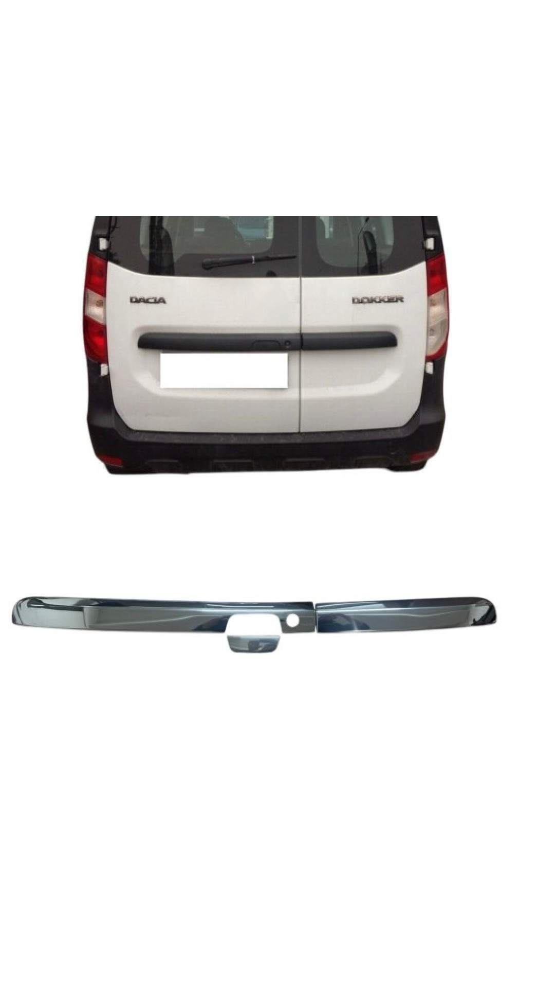 Dacia Dokker Krom Bagaj Çıtası 2012 Model Üzeri Uyumlu