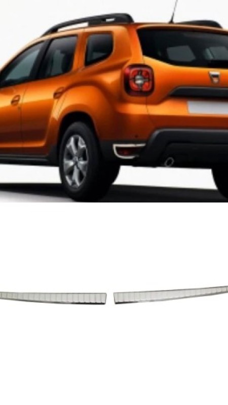 Dacia Duster Krom İç Bagaj Eşiği 2 Parça 2018 Üzeri Modellere Uyumlu 