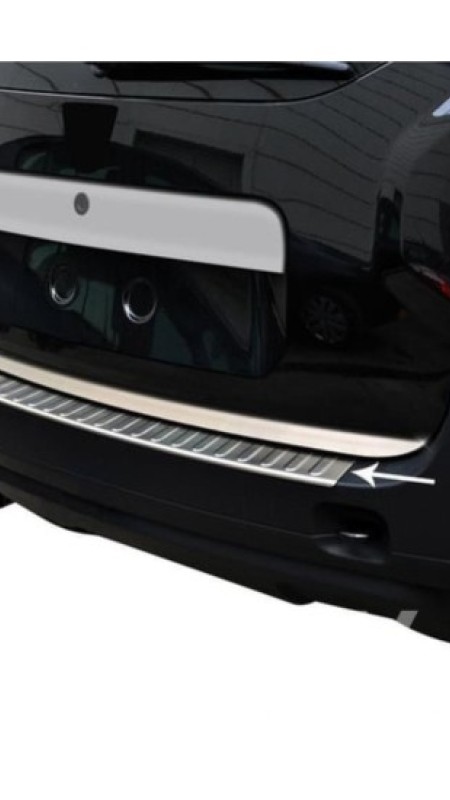 Dacia Duster Krom Arka Tampon Eşiği 2010-2017 Model Aralığı Uyumlu Parlak Paslanmaz Çelik 