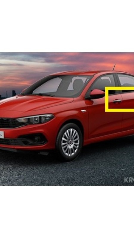 Fiat Egea Sedan Krom Kapı Kolu 2014-2024 Model Aralığı Uyumlu 