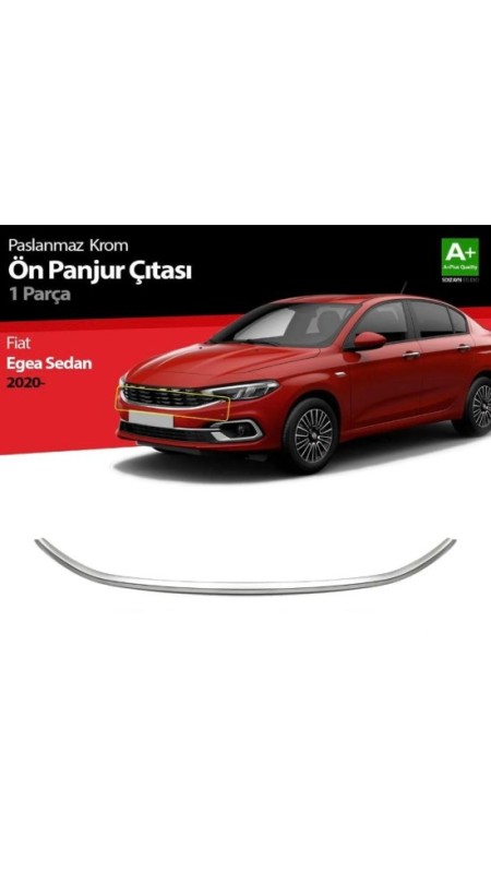 Fiat Egea Krom Ön Panjur Altı 2020 Üzeri Uyumlu