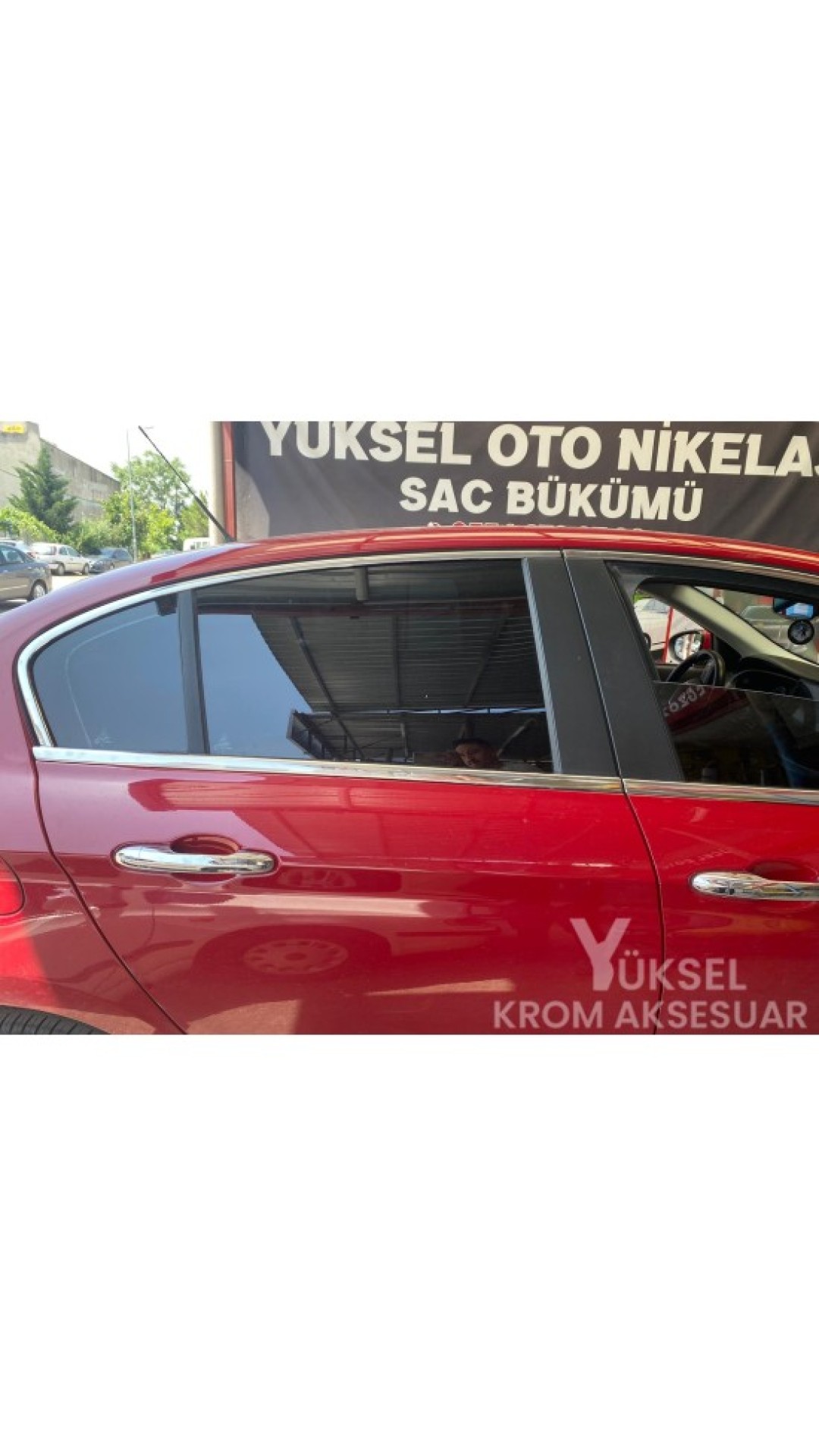 Fiat Egea Krom Cam Çıtası 4 Adet 2015-2023 Model Aralığı Uyumlu