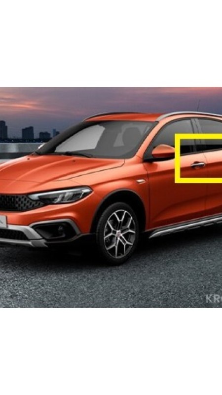 Fiat Egea Cross Krom Kapı Kolu 2015 Üzeri Uyumlu Paslanmaz Çelik 
