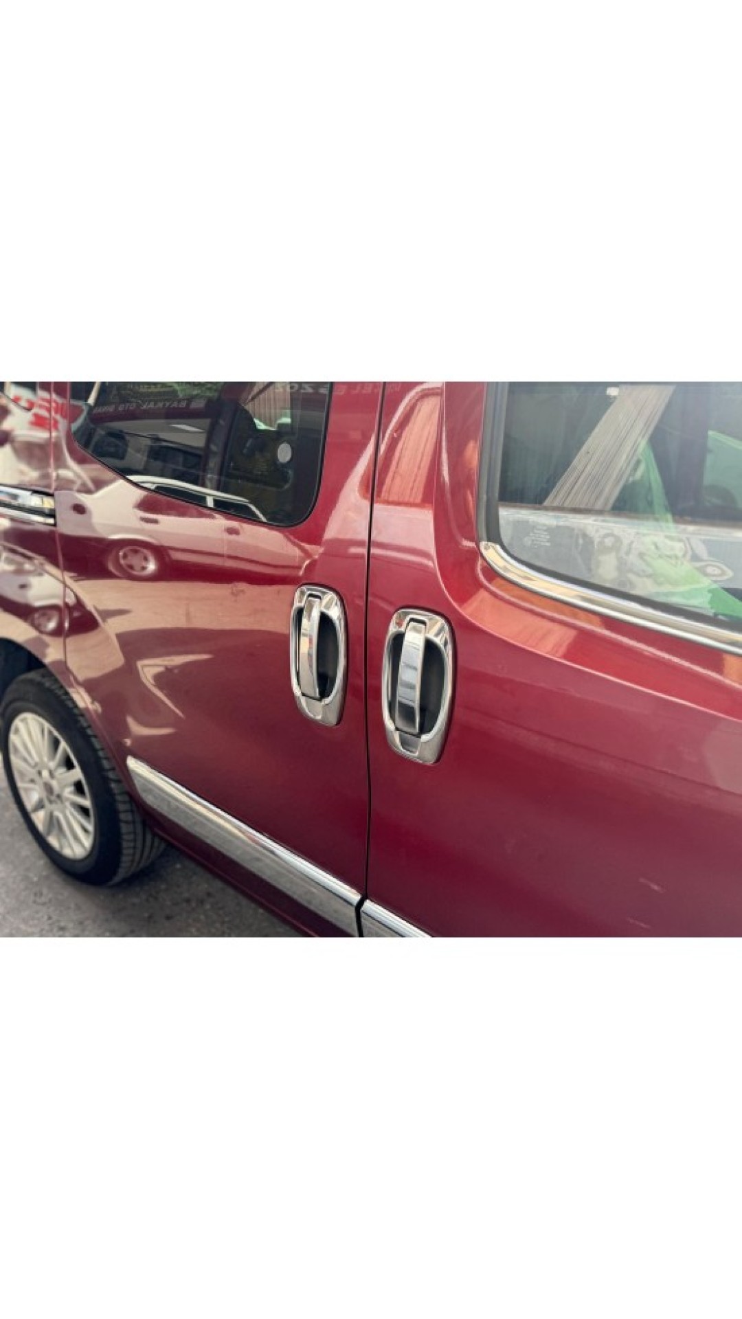 Fiat Fiorino Krom Cam Çıtası 2008-2023 Model Aralığı Uyumlu Parlak Paslanmaz Çelik