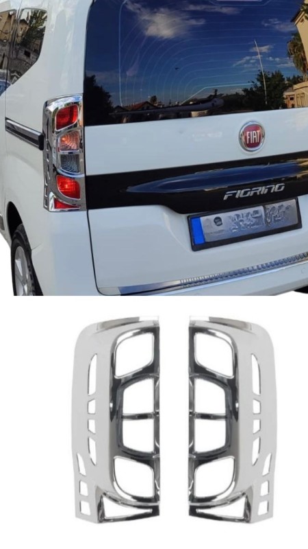 Fiat Fiorino Uyumlu 2007 Ve Üzeri Stop Çerçevesi 2 Parça Abs Krom 