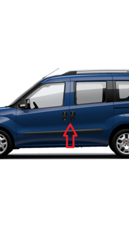 Fiat Doblo Krom Kapı Kolu 2010 -2023 Model Aralığı Uyumlu Parlak Paslanmaz Çelik 