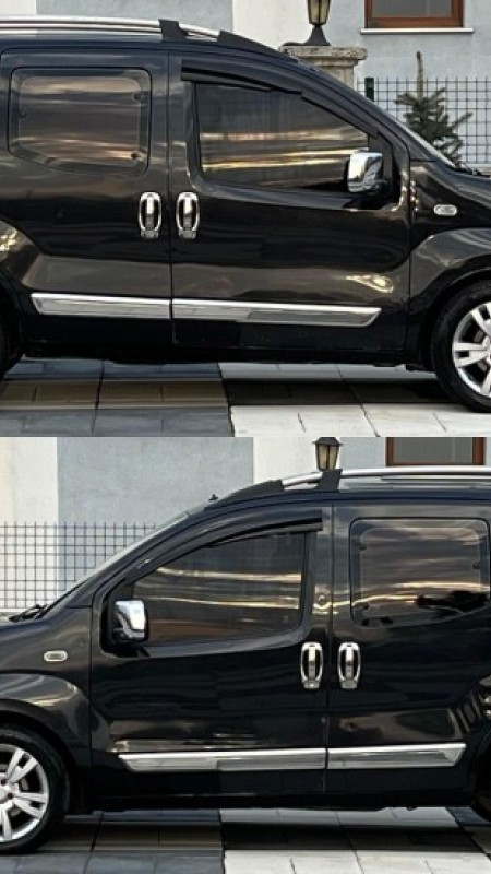 Fiat Fiorino Krom Kapı Kolu Set 8 Parça 2008-2024 Model Aralığı Uyumlu Parlak Paslanmaz Çelik 