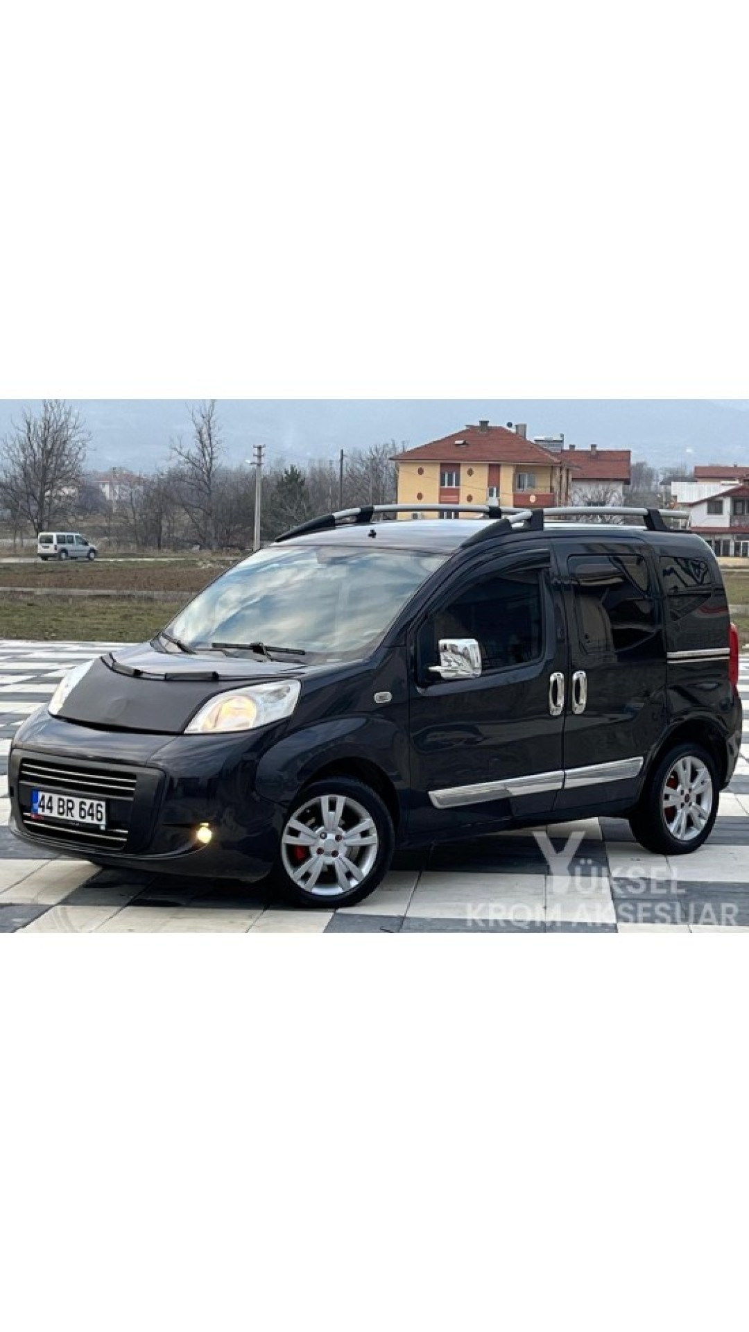 Fiat Fiorino Krom Sürgü Nikelajı 2008-2023 Model Aralığı Uyumlu Parlak Paslanmaz Çelik